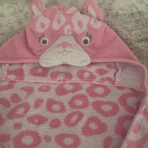 Pottery Barn Kids hooded cat towel